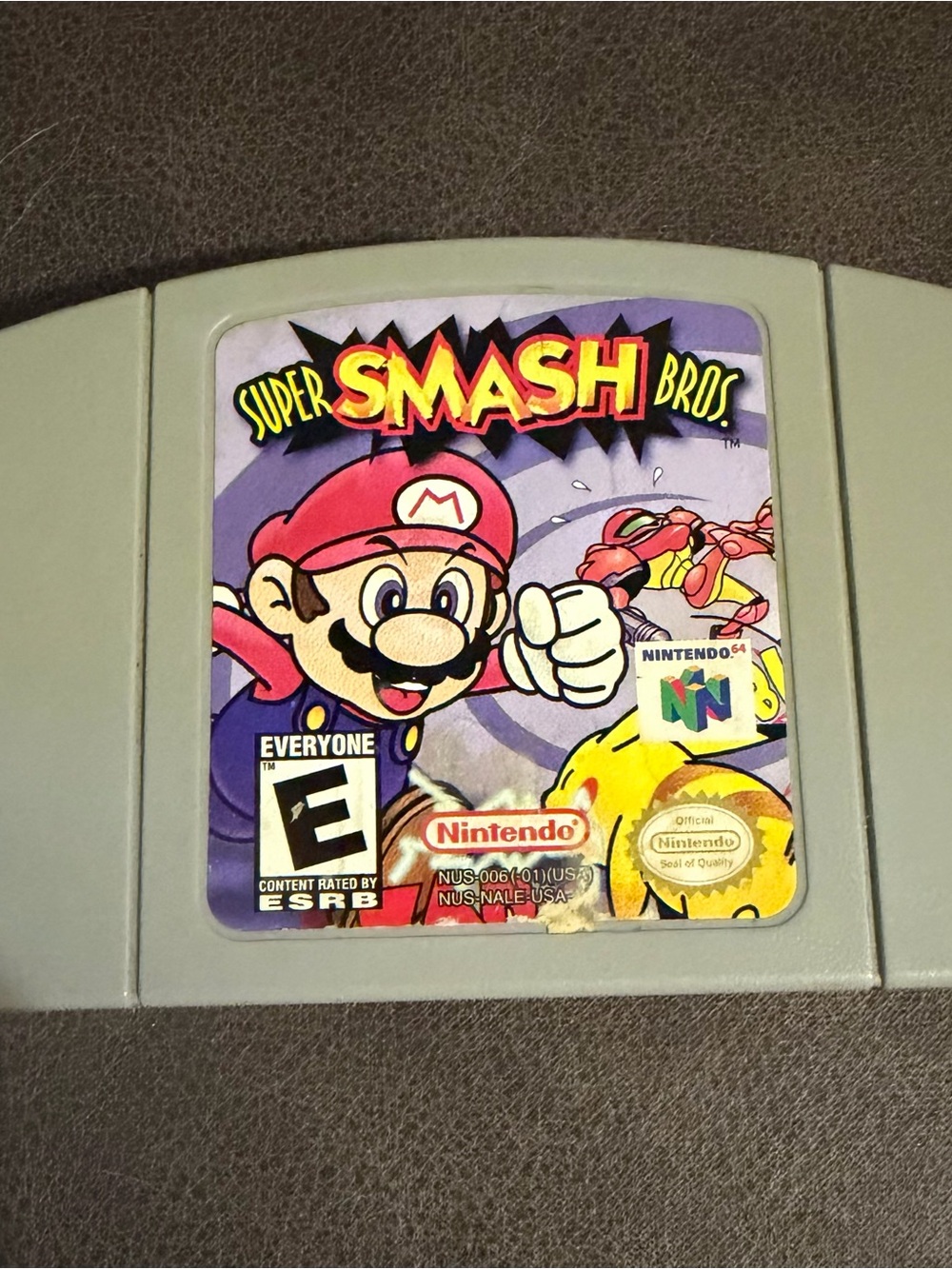 Nintendo Super Smash Bros. Nintendo 64 Game Cartridge